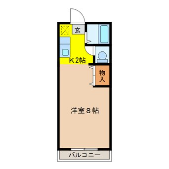 間取図 第7磯部コーポ