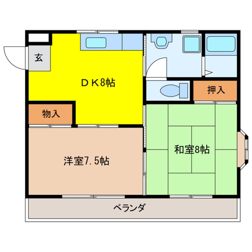 間取図 クインハイツ