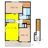 ノバ　クレメント 2LDKの間取り