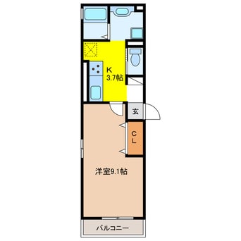 間取図 Peridot（ペリドット）