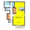 Grazia CasaⅡ 1Rの間取り