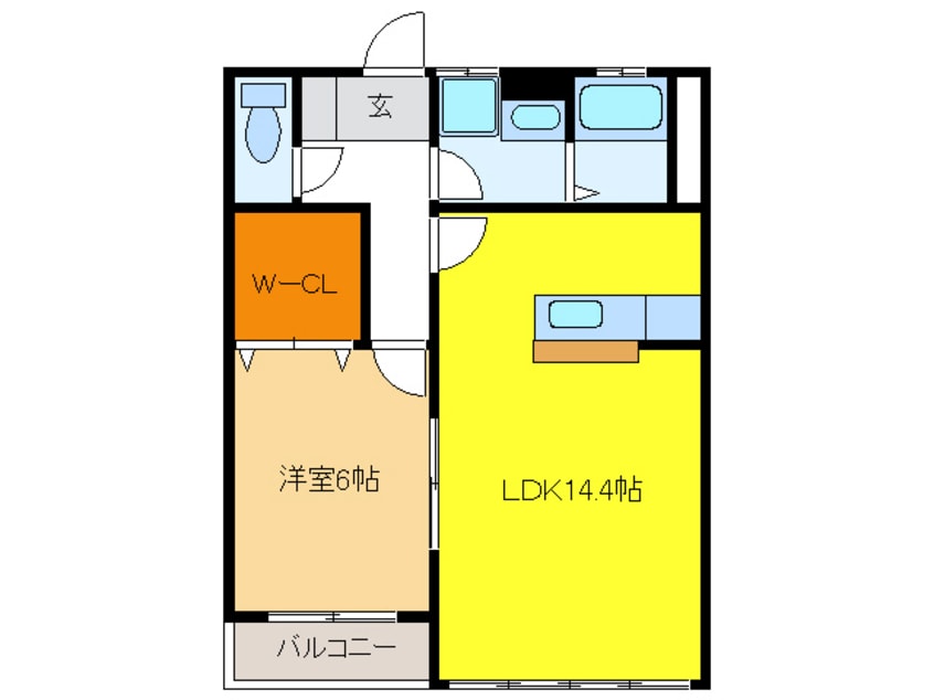 間取図 フローラⅡ