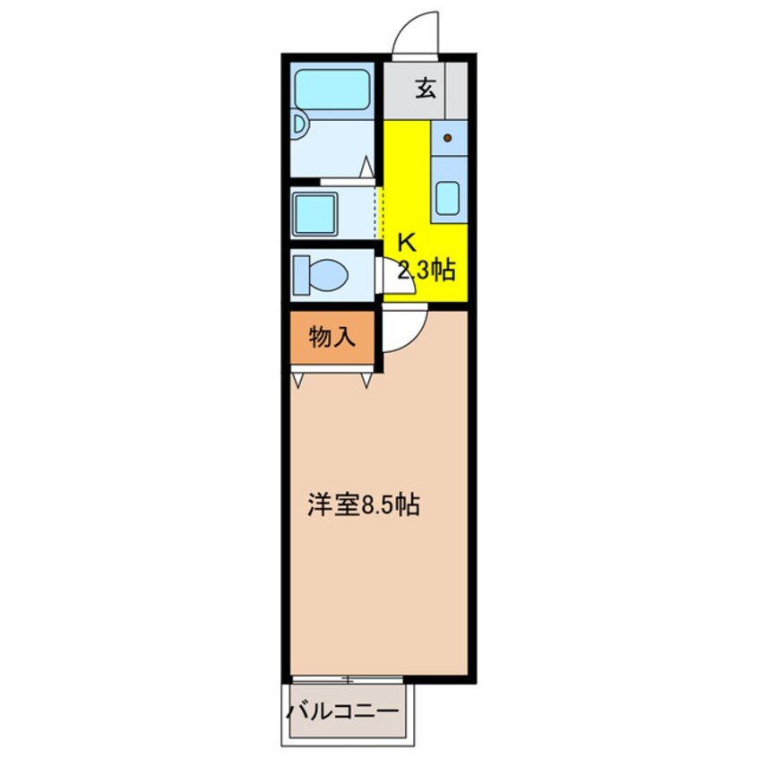 間取図 ボヌール水海道