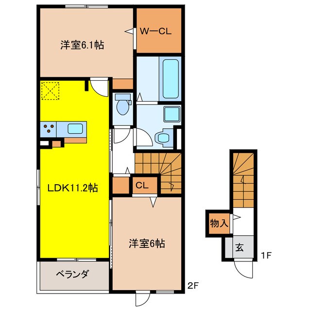 間取り図 エミールⅡ