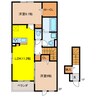 エミールⅡ 2LDKの間取り