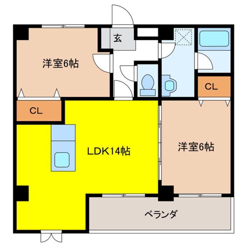 間取図 ラ・パルテンツァ