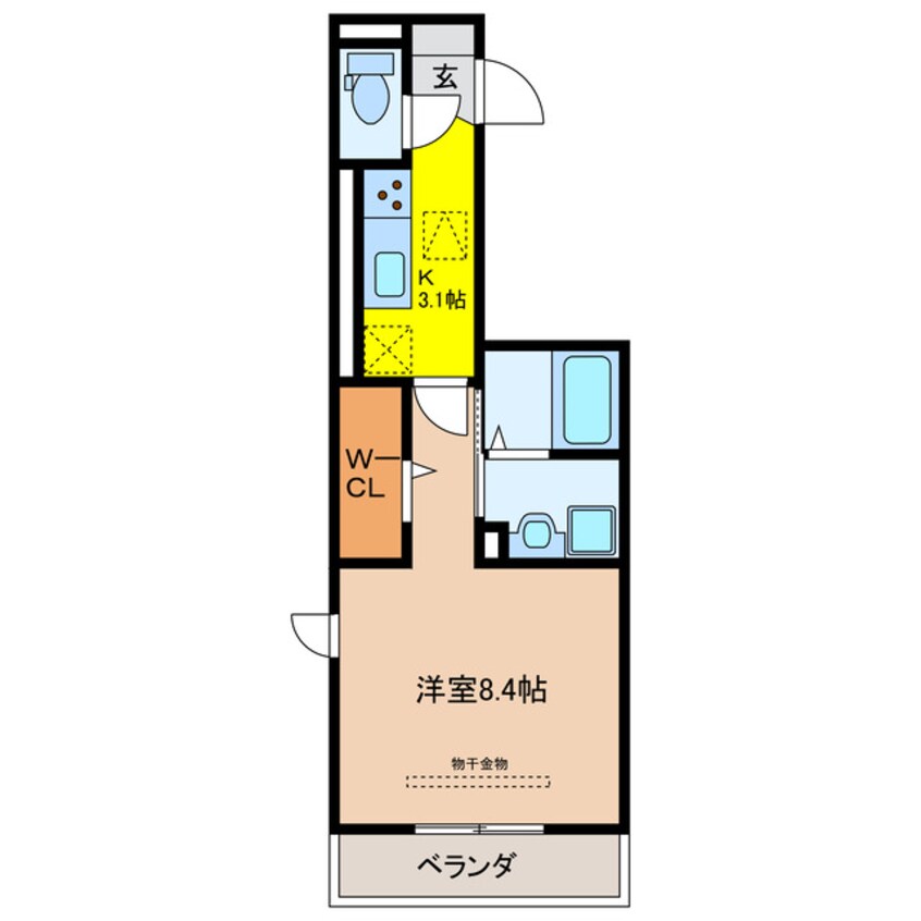 間取図 Arietta（ｱﾘｴｯﾀ）