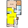 リュバン　ダムール 1LDKの間取り