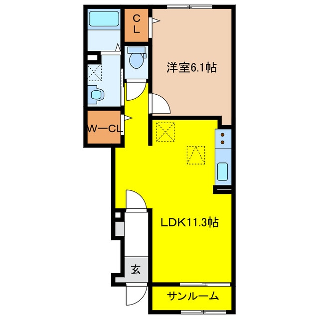 間取り図 カーサモデルノB