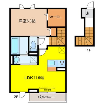 間取図 アネシス県庁東