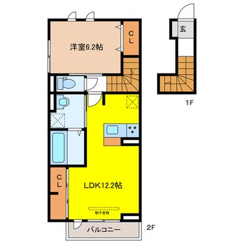 間取図 アネシス県庁東