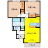 Noble　USA 2LDKの間取り