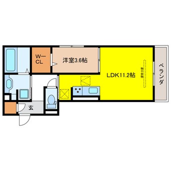 間取図 D-ROOM本荘EAST