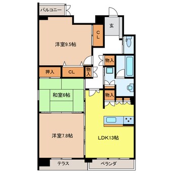 間取図 アクシス参番館