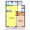 エスポワールGIYOUⅡ 1LDKの間取り