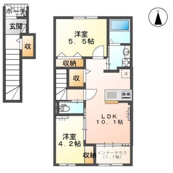 間取図 サウスガーデンⅡ