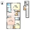 サウスガーデンⅡ 2LDKの間取り