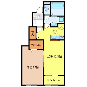 間取図 アーバン・ヌールⅠ・Ⅱ