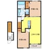リーフ　Ⅰ 2LDKの間取り