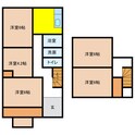 西岐阜戸建ての間取図