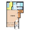 グリーンガーデン 1Kの間取り