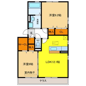 間取図 フォルトゥーナⅡ
