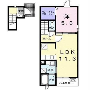 間取図 ジェイ・ジェイ（J・J）1