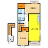サン　セール 2LDKの間取り