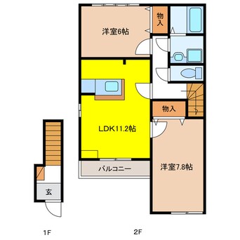 間取図 カインド・リバレイン
