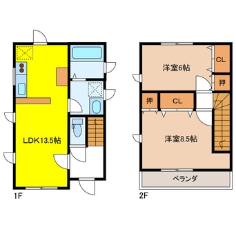 間取図 石原瀬1丁目貸家