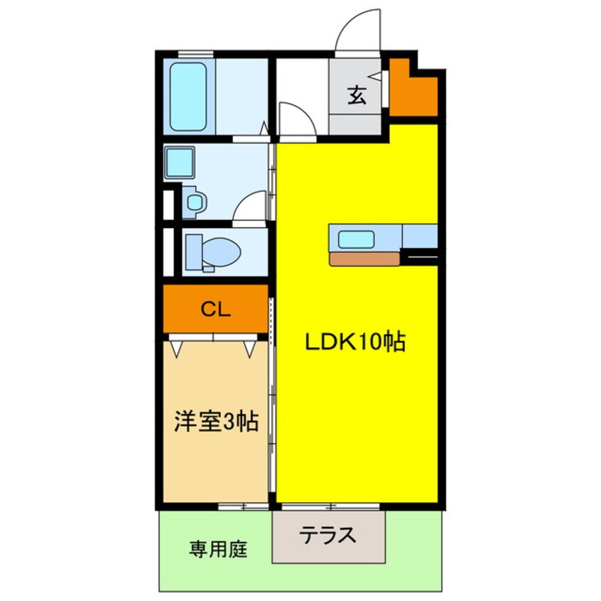 間取図 マノワール・Ｋ