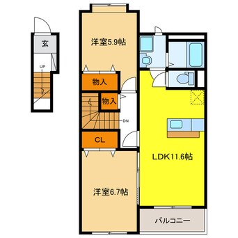 間取図 ベストハイツ