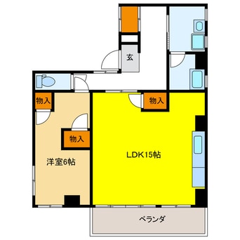 間取図 北野町マンション