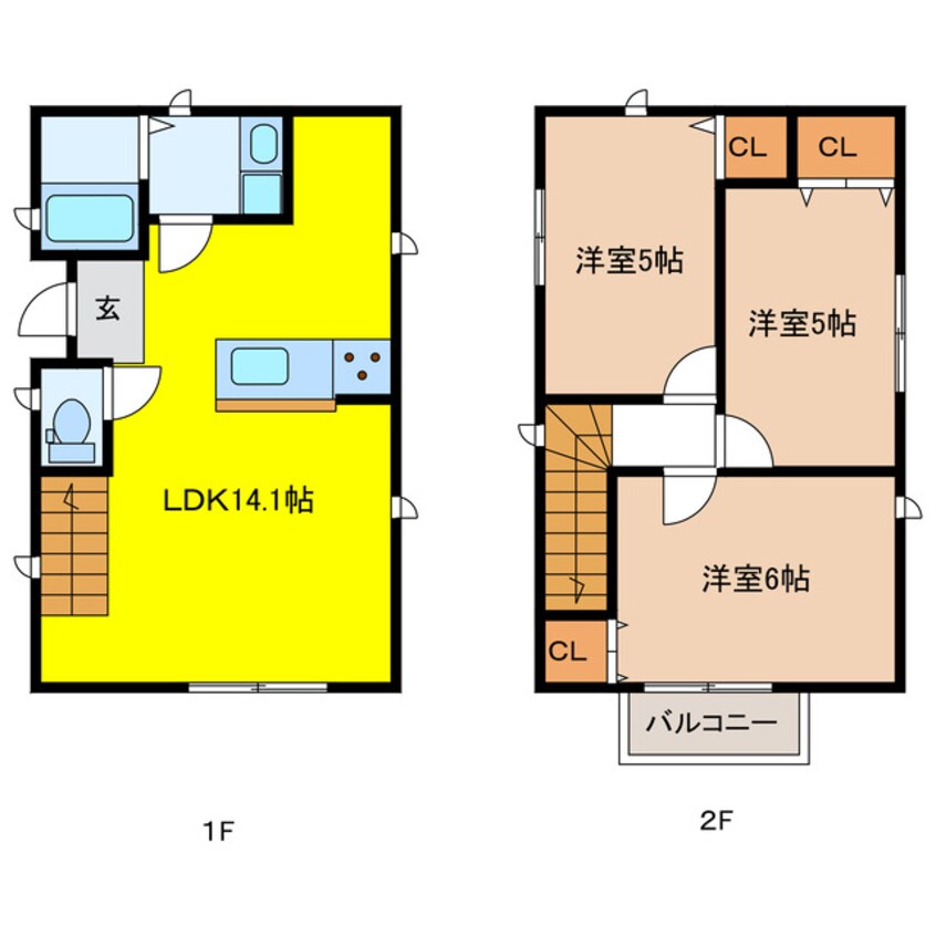 間取図 加納南陽町戸建