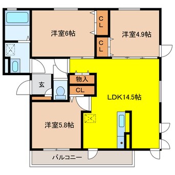 間取図 ブローニュ・シュル・メール