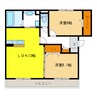 カーサフェリス 2LDKの間取り