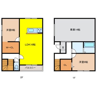 間取図 CASA SINJO