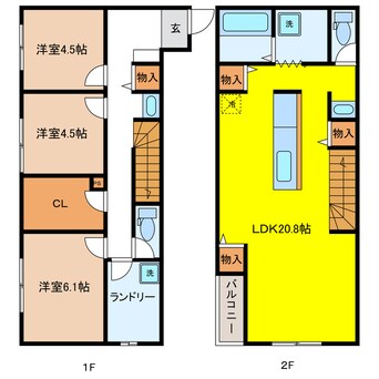 間取図 Moxie(モクシー)