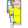 リファインⅤ 1LDKの間取り