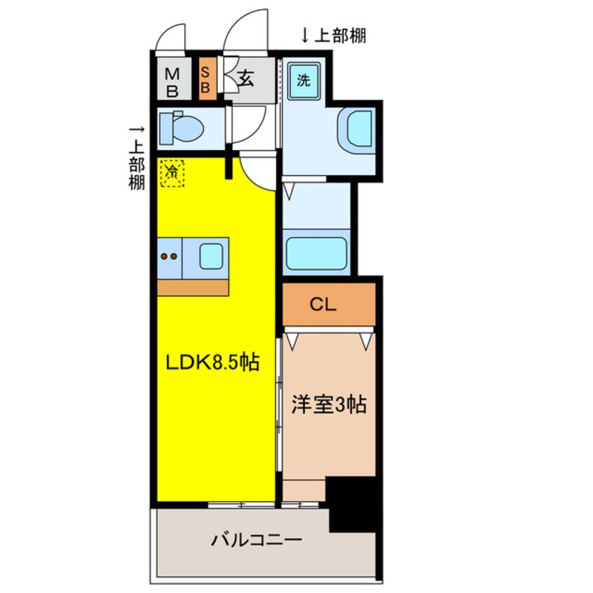 間取図 プレサンス岐阜ゼクシス