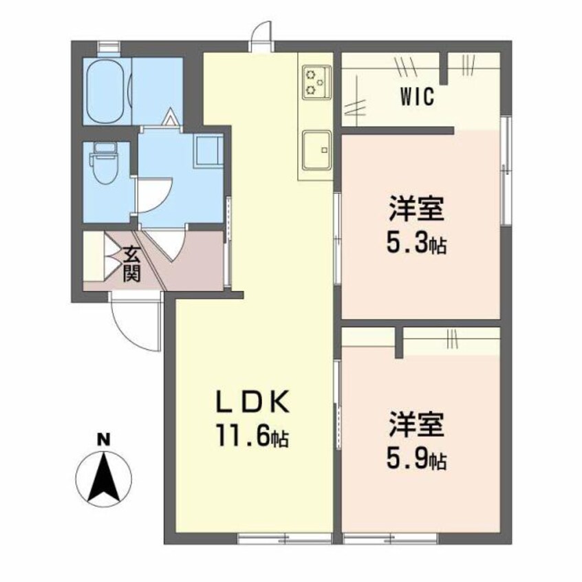 間取図 グリーンとぴあⅤ　