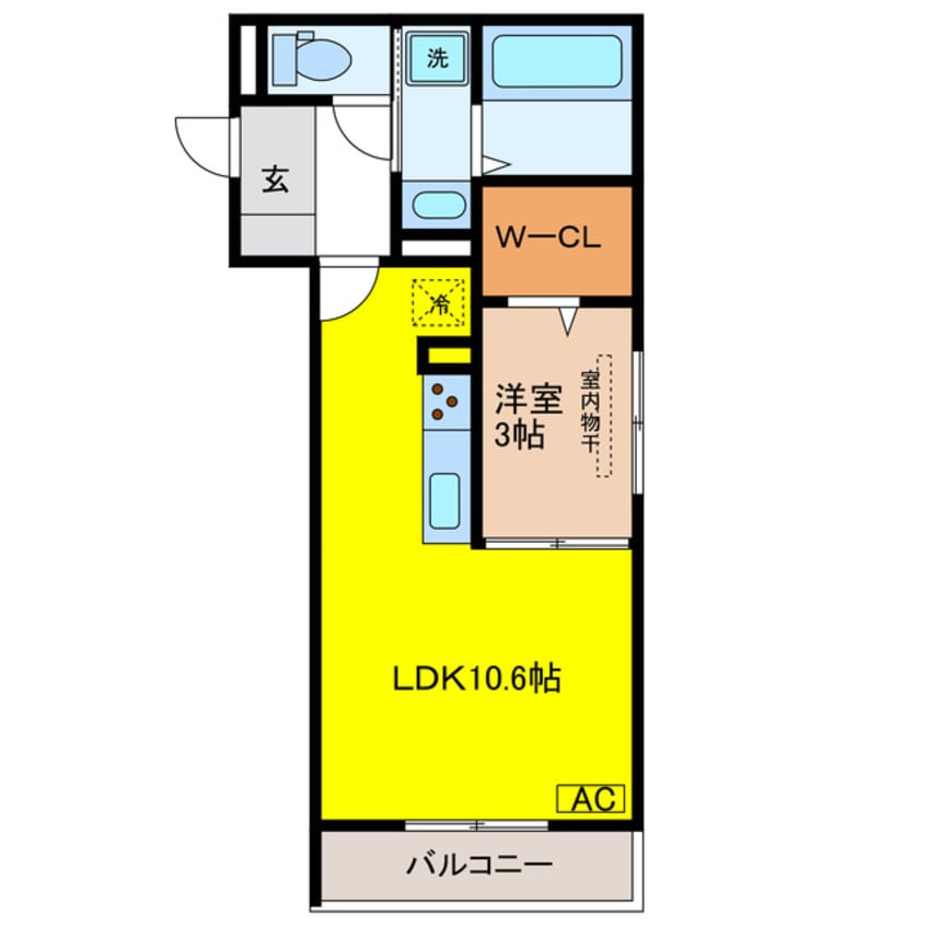 間取図 セレスティア岐南