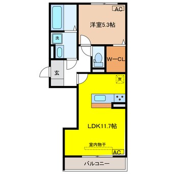 間取図 セレスティア岐南