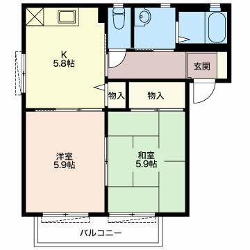 間取り図 EDEL HEIMⅠ　A