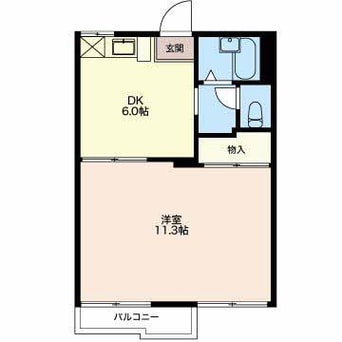 間取図 ノースウィング