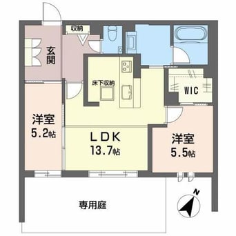 間取図 シャーメゾンけやき通り