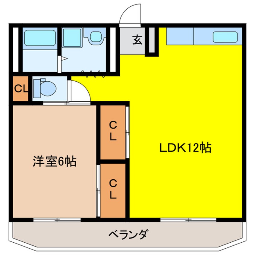 間取図 メゾン新栄Ⅰ