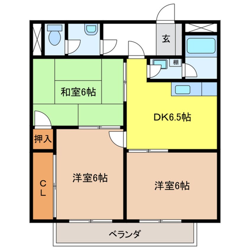 間取図 サープラス和