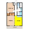 野田ハイツ 2DKの間取り