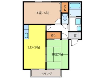 間取図 ＡＸＩＳ　Ａ